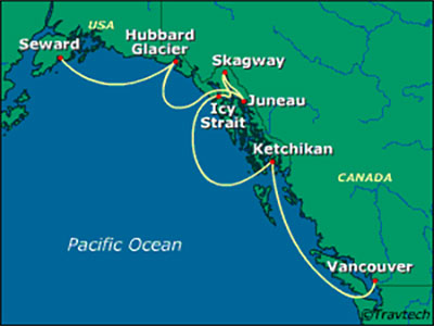 Celebrity Alaska Itinerary