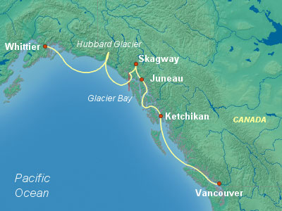 Royal Caribbean Northbound Alaska Cruise