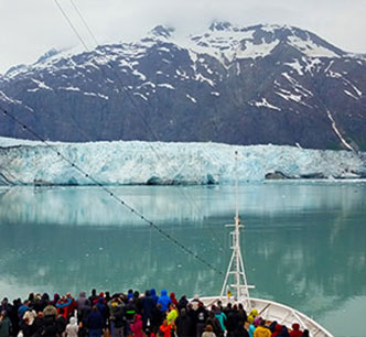 Cruise ship Glacier Bay Alaska