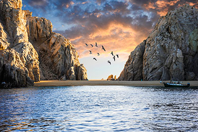 romantic all-inclusive Cabo San Lucas sunset