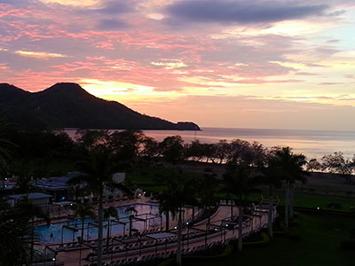 Sunset at Marriott Los Suenos Costa Rica