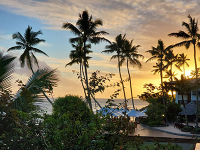 Fiji vacation Sunset