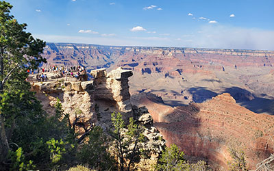 Grand Canyon panoramic canyon view