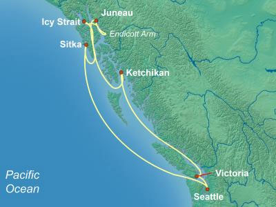 NCL Alaska Itinerary
