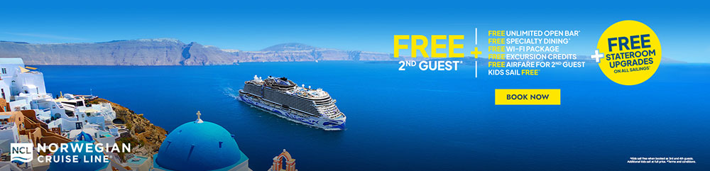 NCL Cruise Sale Free Second Guest
