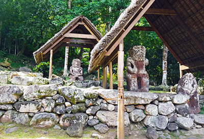 Stone Tiki Hiva Oa Marquesas Islands