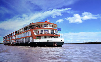 AmaDara sailing on the Mekong River