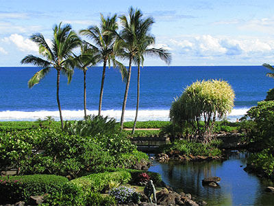 Grand Hyatt Kauai Resort and Spa on Poipu beach