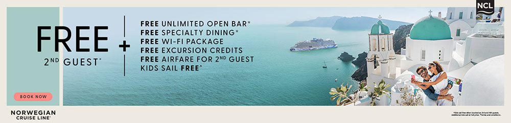 NCL Cruise Sale - Second Guest Cruises FREE
